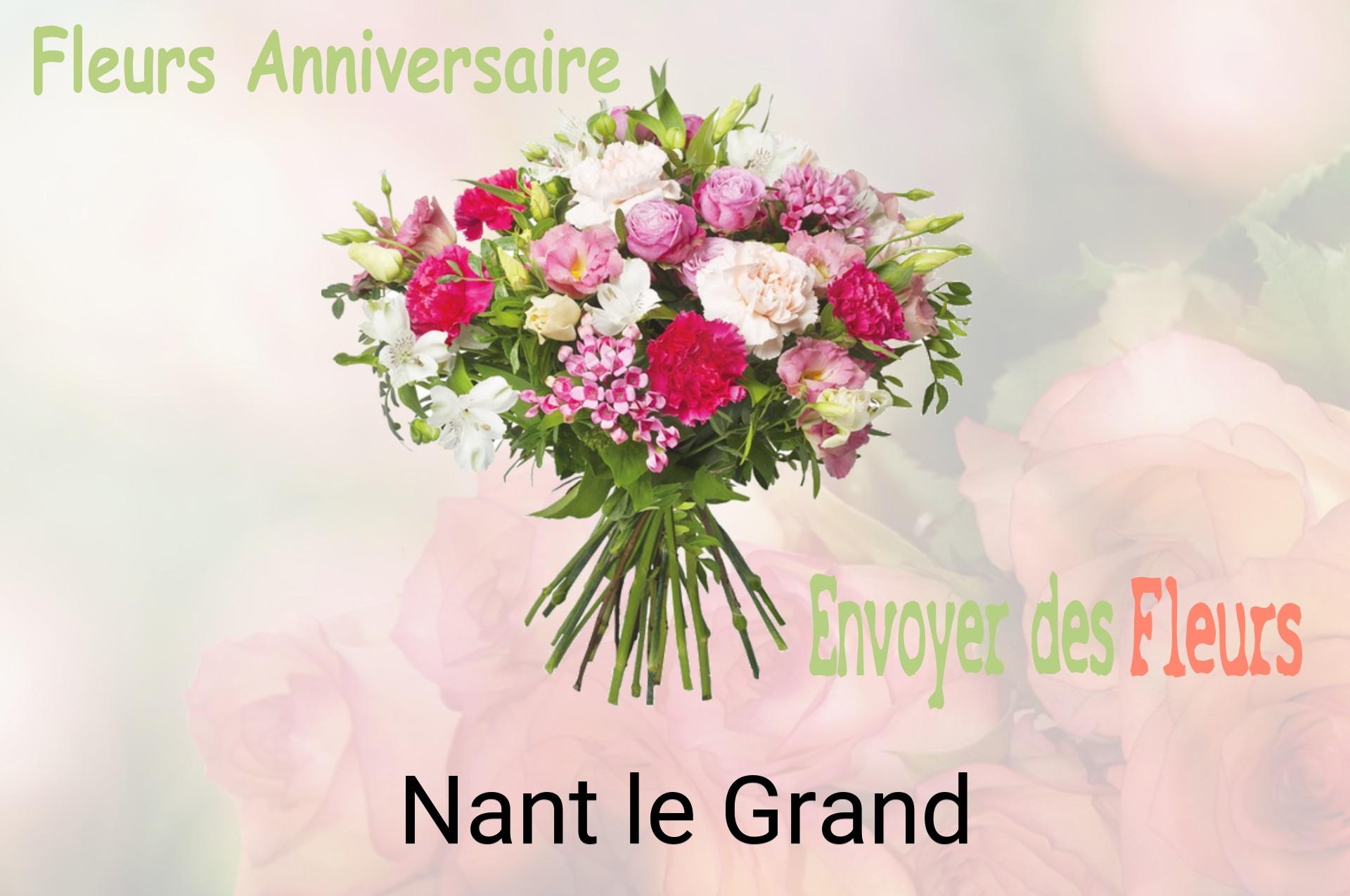 Bouquet de fleurs d’anniversaire livré à Nant-le-Grand